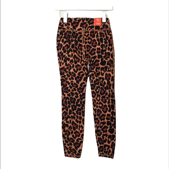 New J. CREW Weekend High-Rise Leopard Legging 7/8 Brown Orange Black AS045 Sz S - Picture 8 of 13